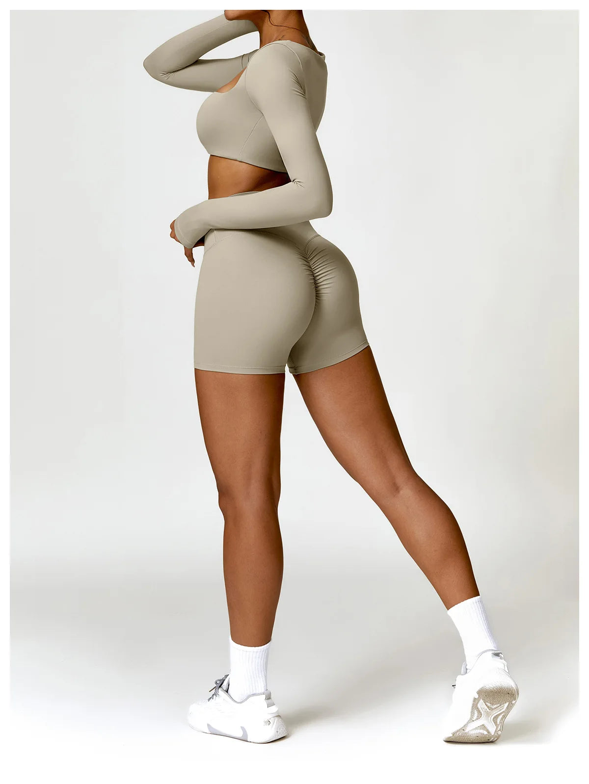 Long-Sleeve Sports Bra