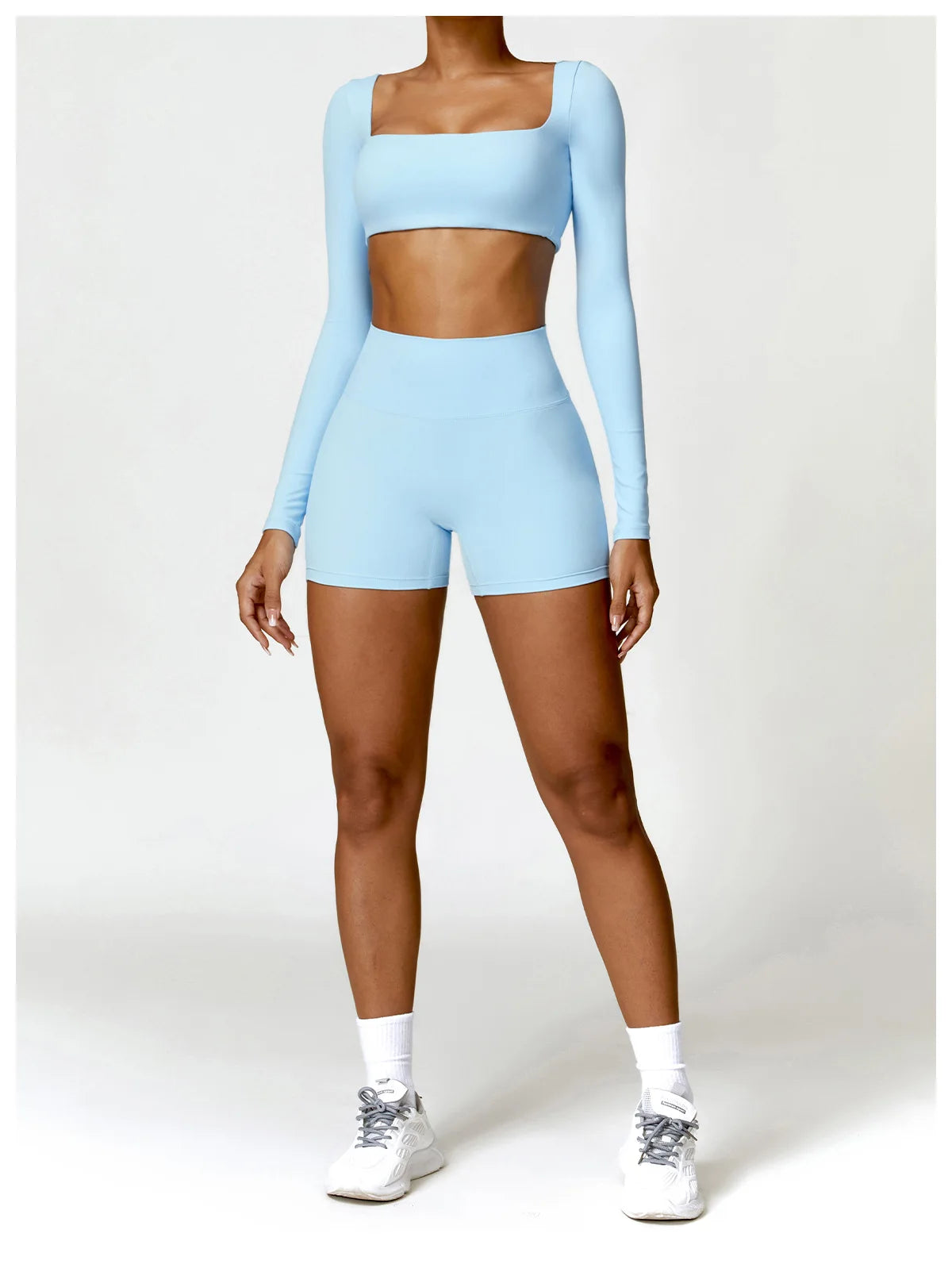 Long-Sleeve Sports Bra