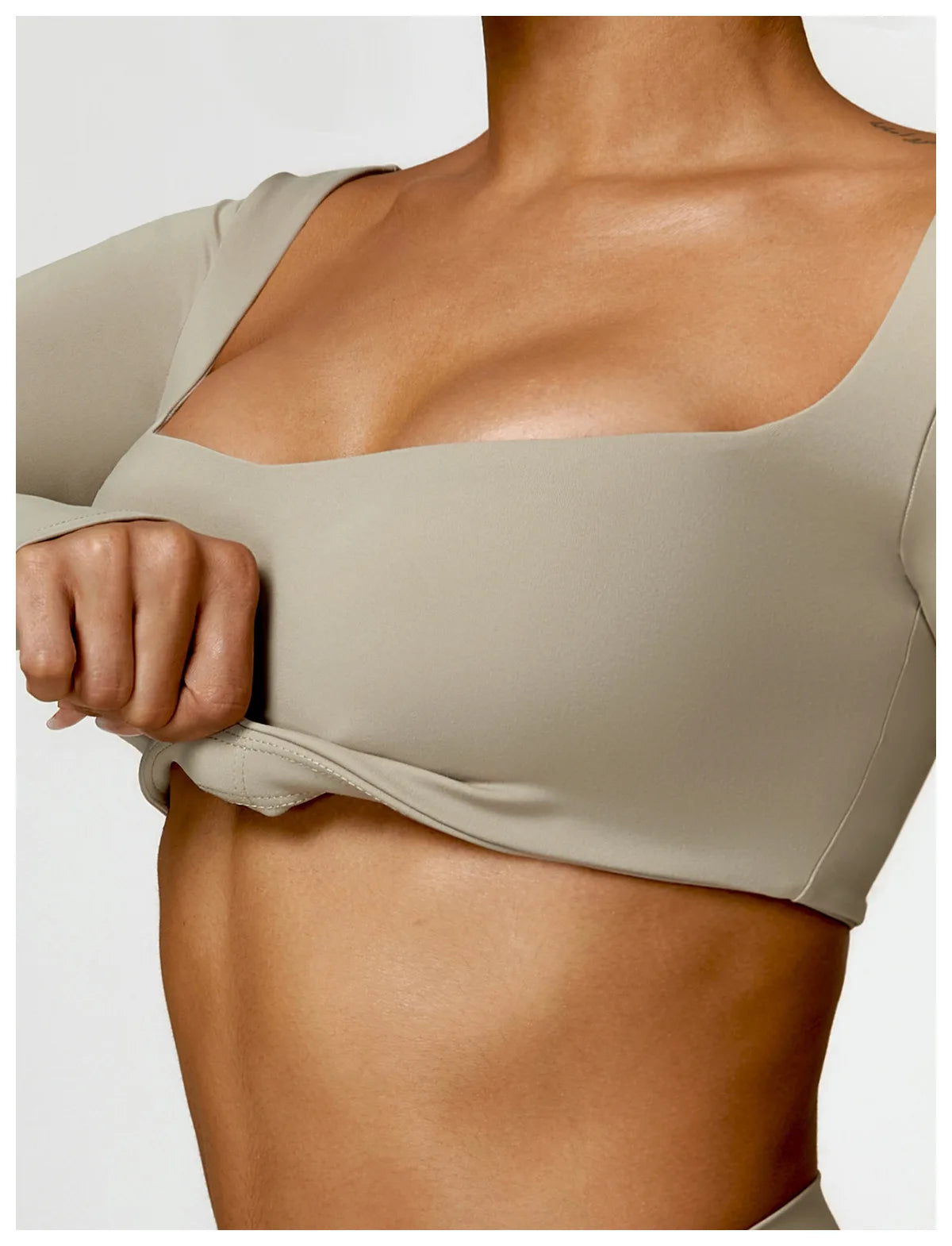Long-Sleeve Sports Bra