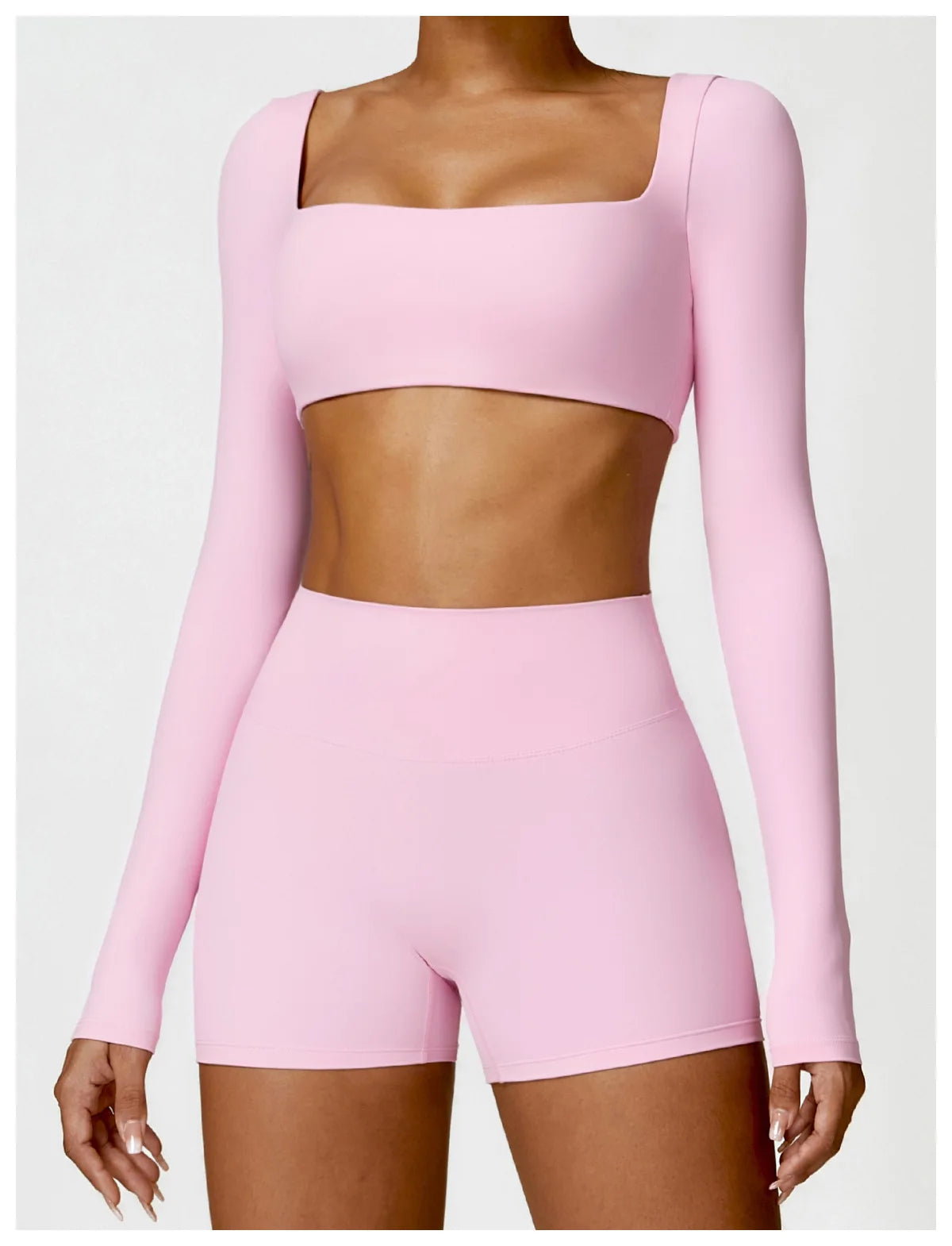 Long-Sleeve Sports Bra