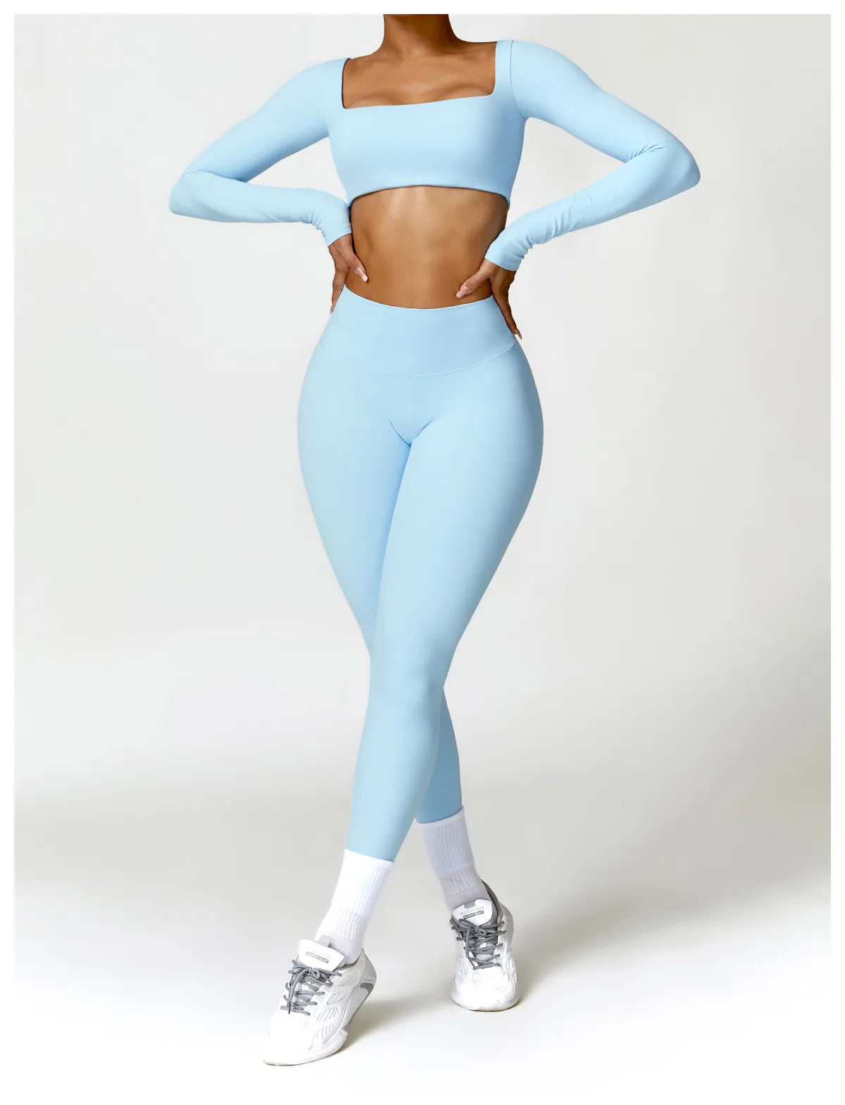 Long-Sleeve Sports Bra