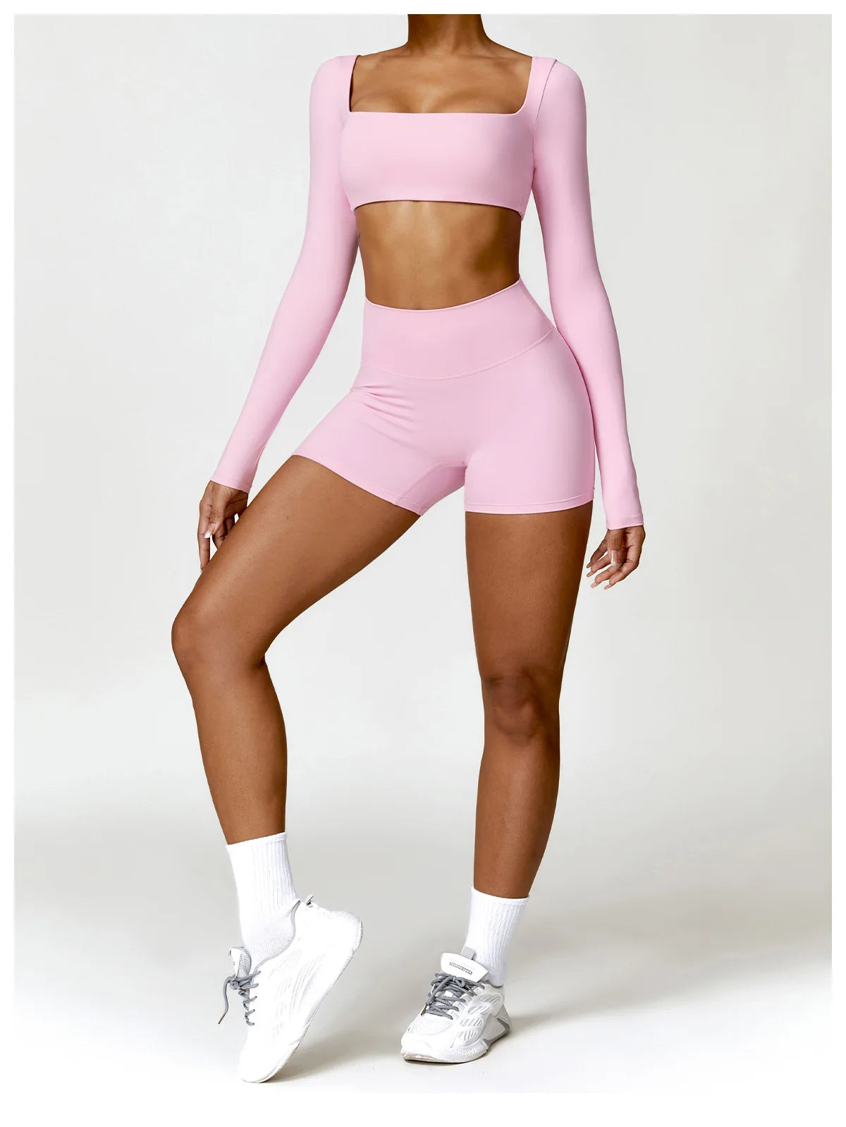Long-Sleeve Sports Bra