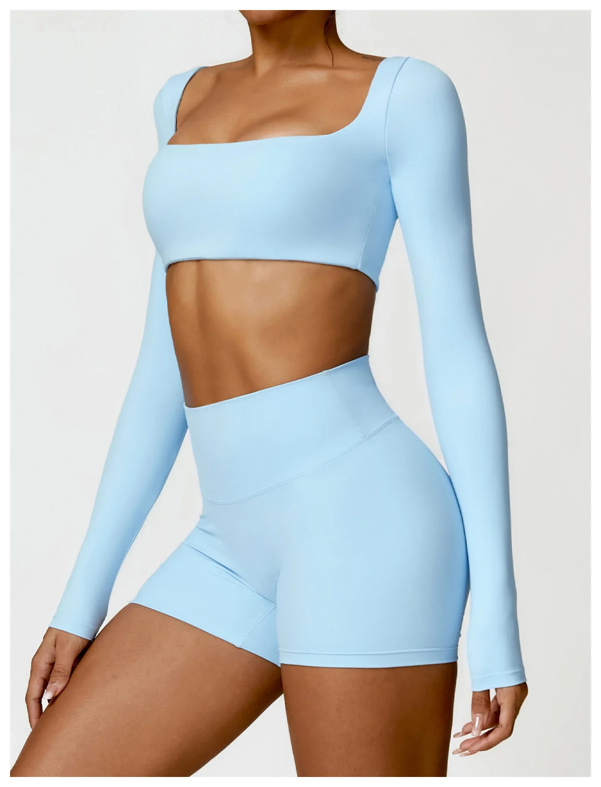 Long-Sleeve Sports Bra