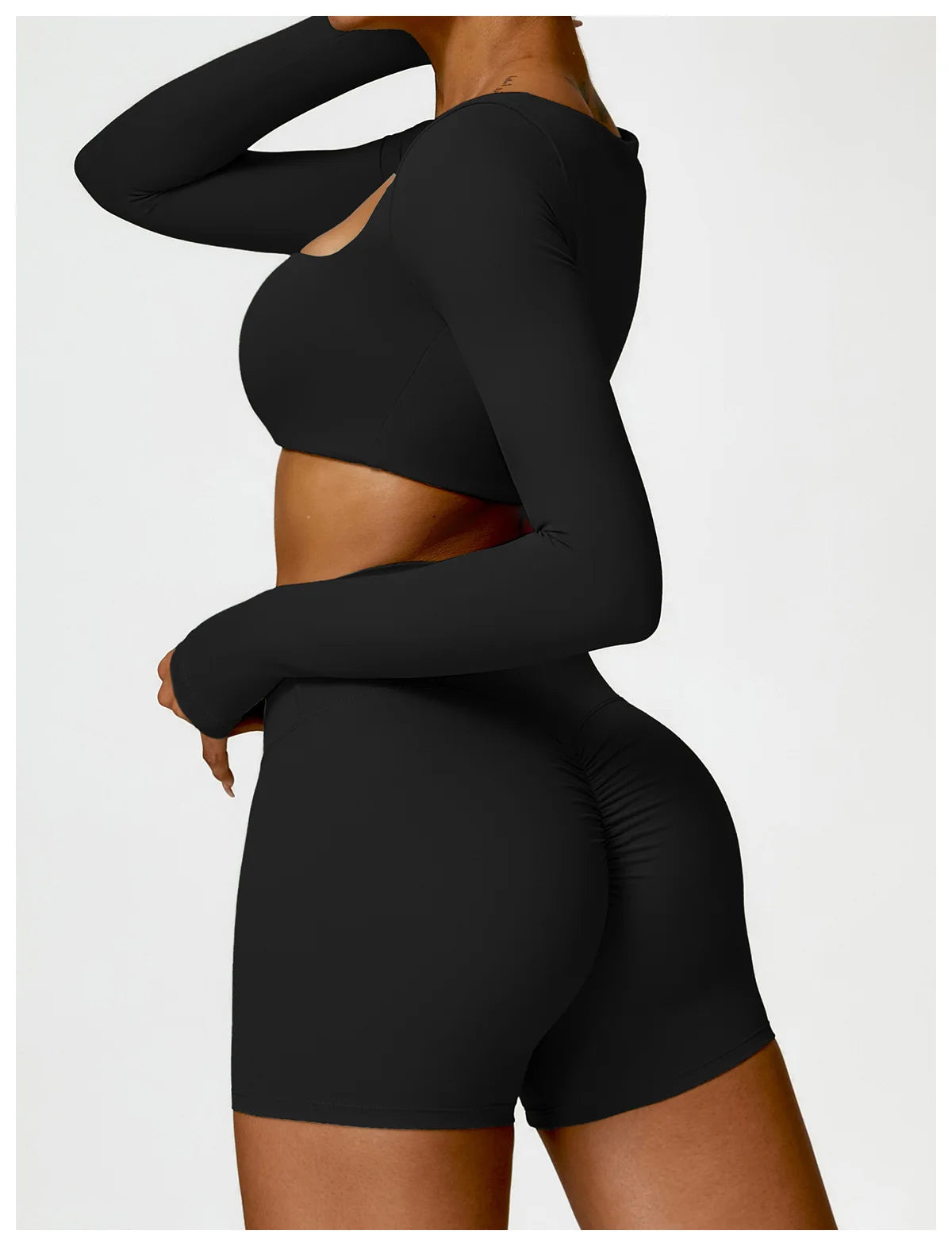 Long-Sleeve Sports Bra