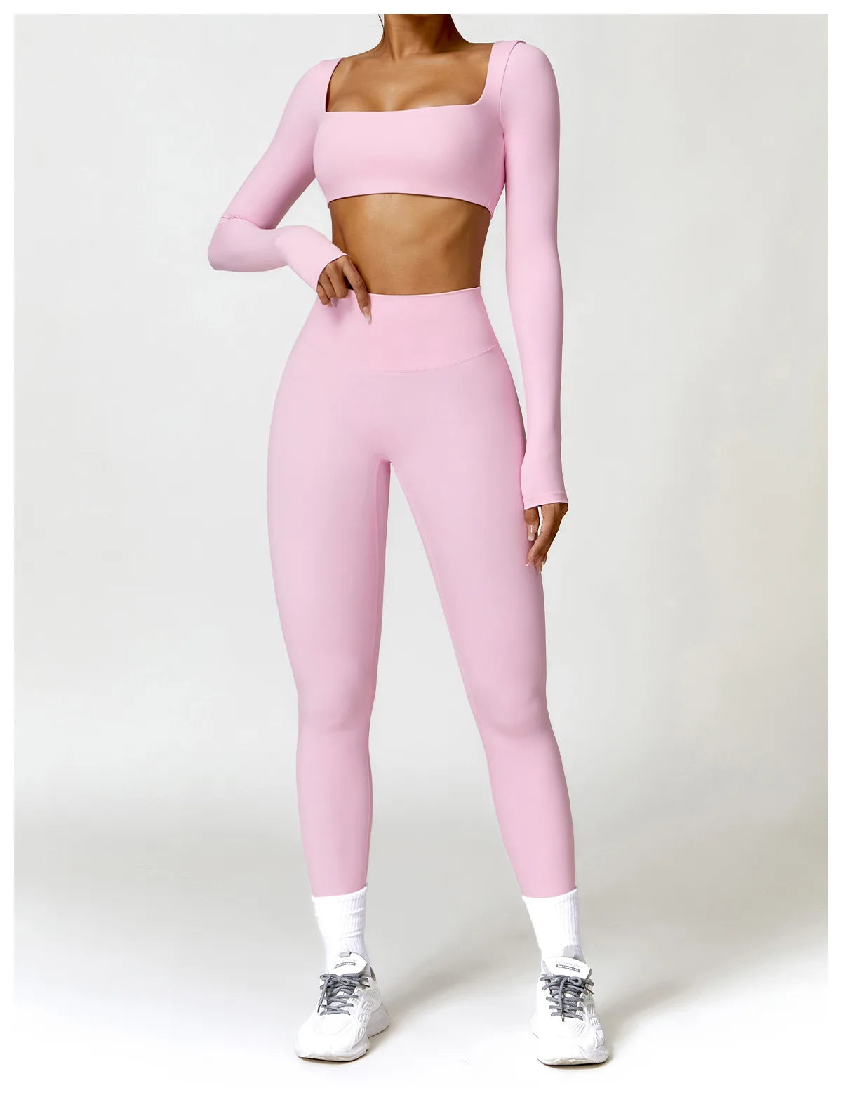 Long-Sleeve Sports Bra