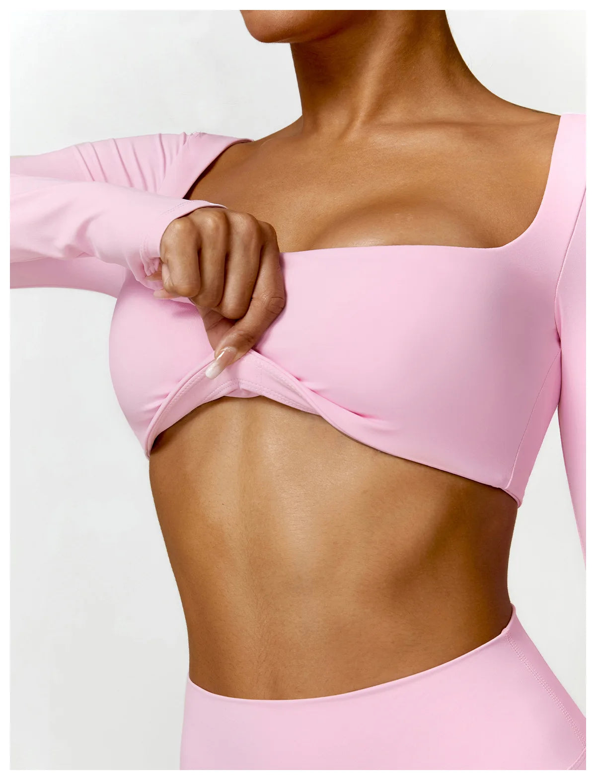 Long-Sleeve Sports Bra