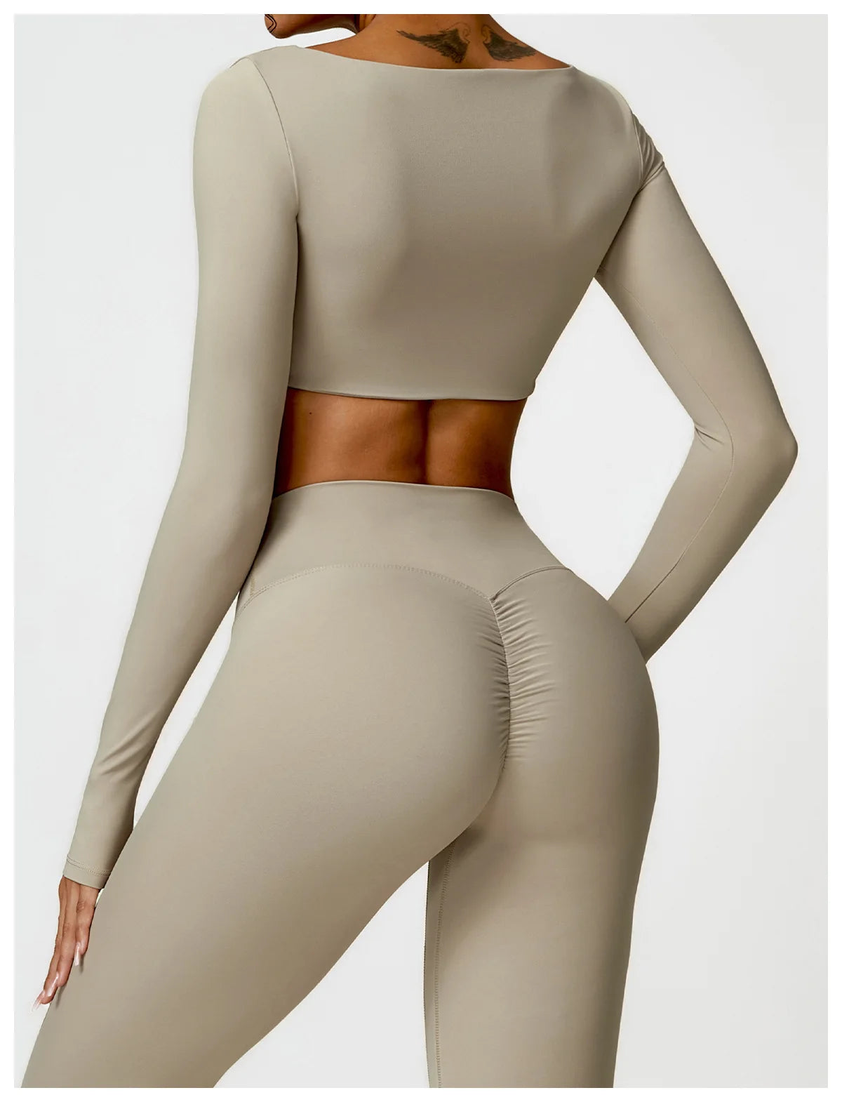 Long-Sleeve Sports Bra