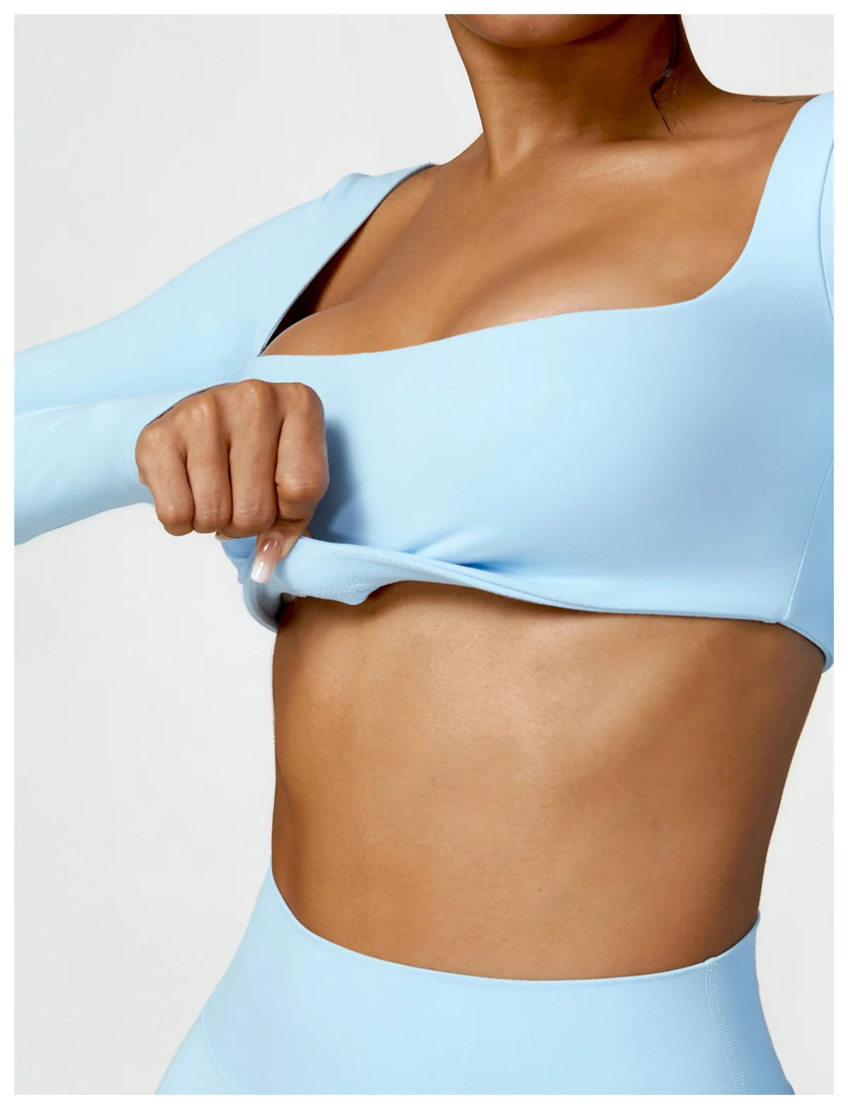 Long-Sleeve Sports Bra